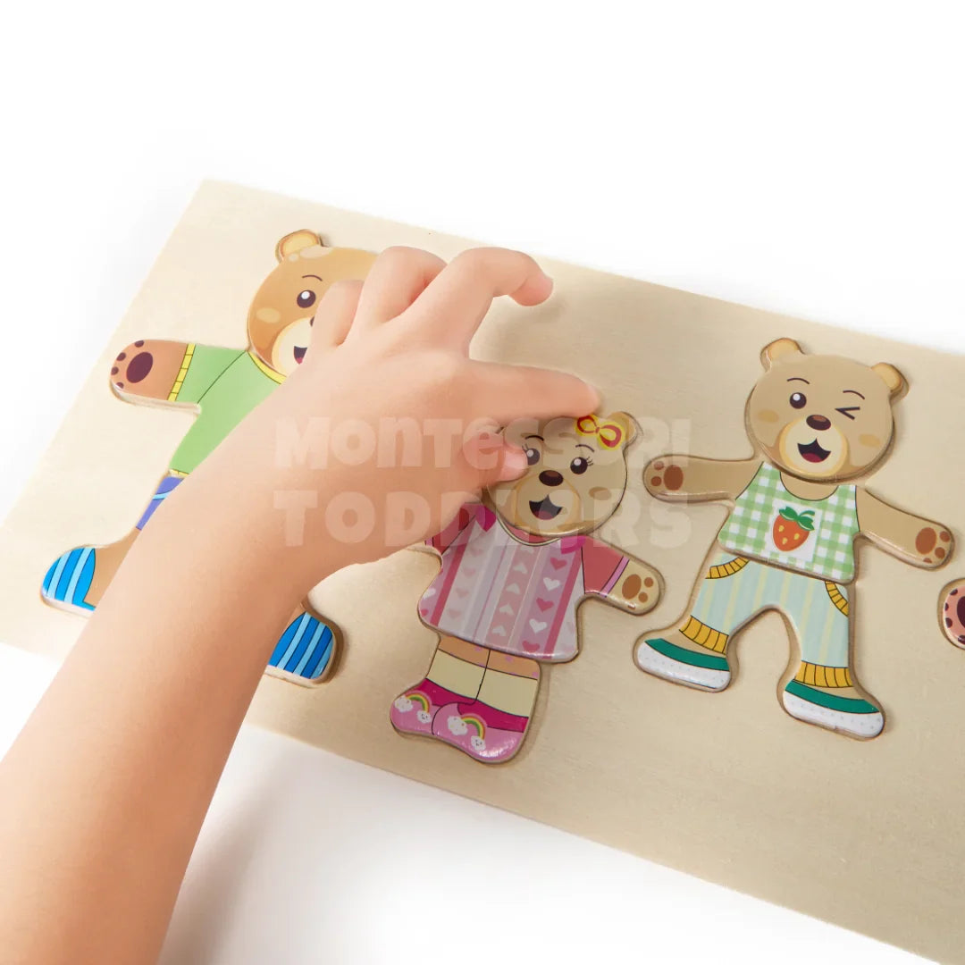 Toddlers Wooden Bear Puzzle