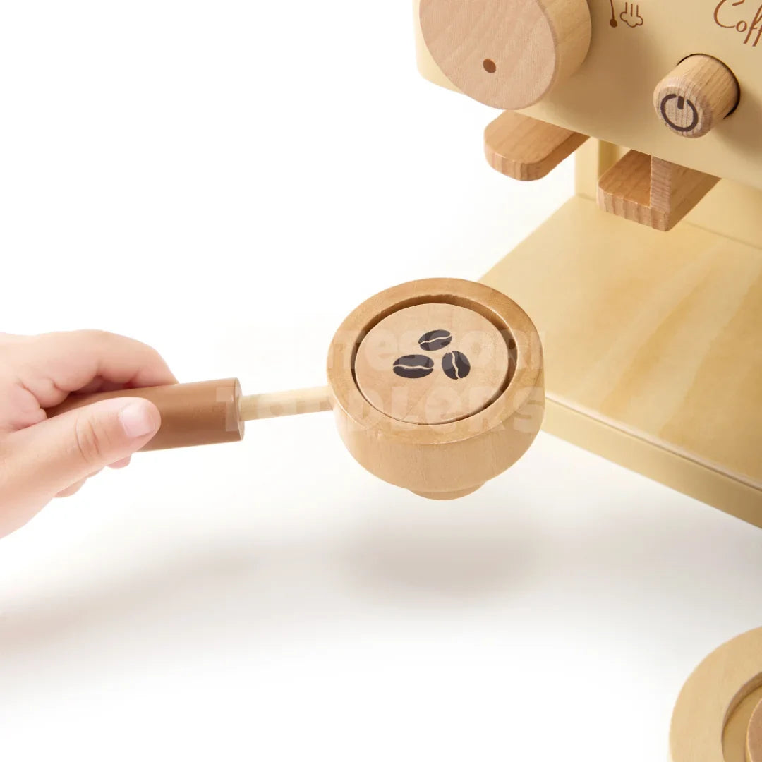 Toddlers Wooden Coffee Machine - Leg café derhjemme!