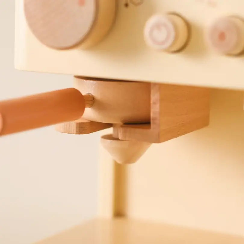 Toddlers Wooden Coffee Machine - Leg café derhjemme!