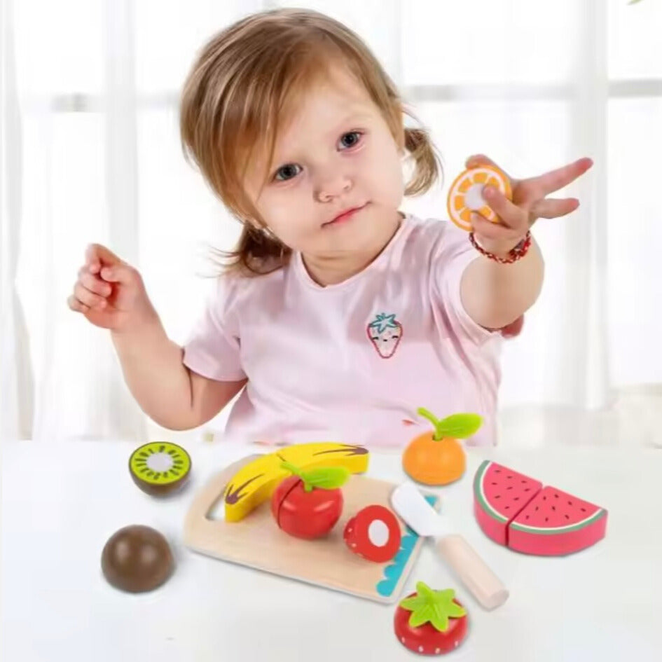 Toddlers Wooden Fruit Set