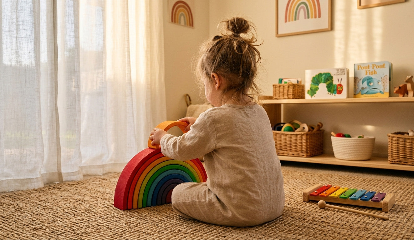 Montessori-leksaker efter ålder: guide från 0 till 6 år