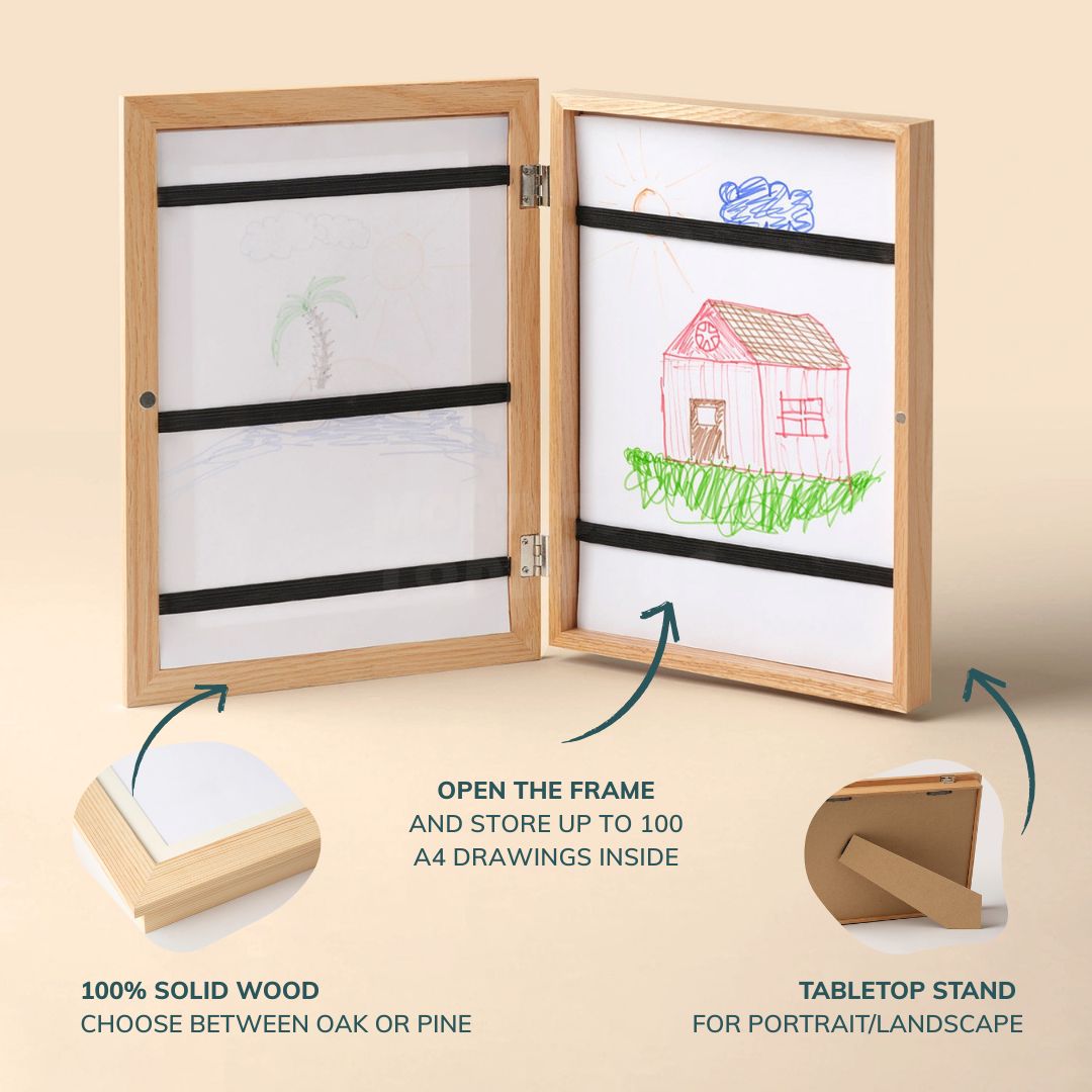 Toddlers Wooden Frame - Træramme i 100 % massivt træ