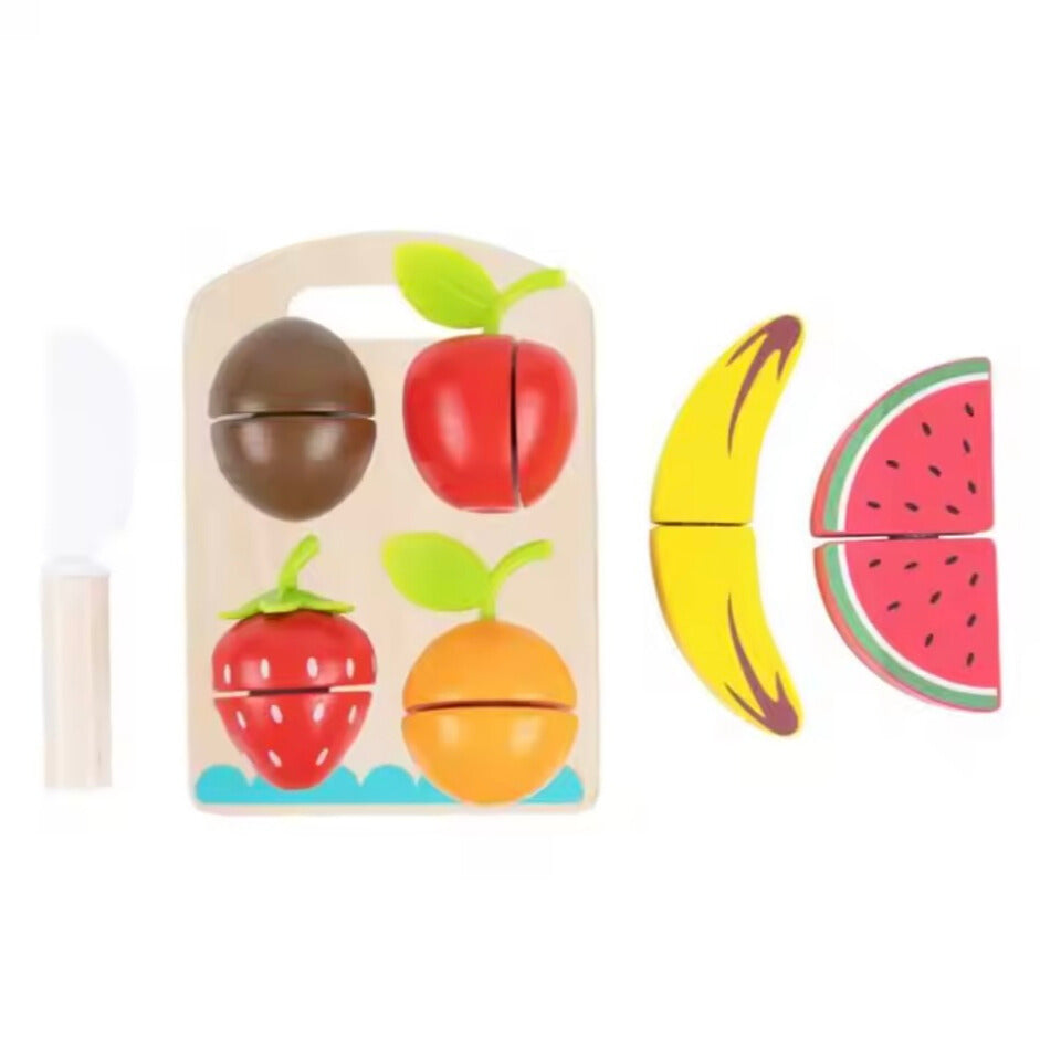 Toddlers Wooden Fruit Set