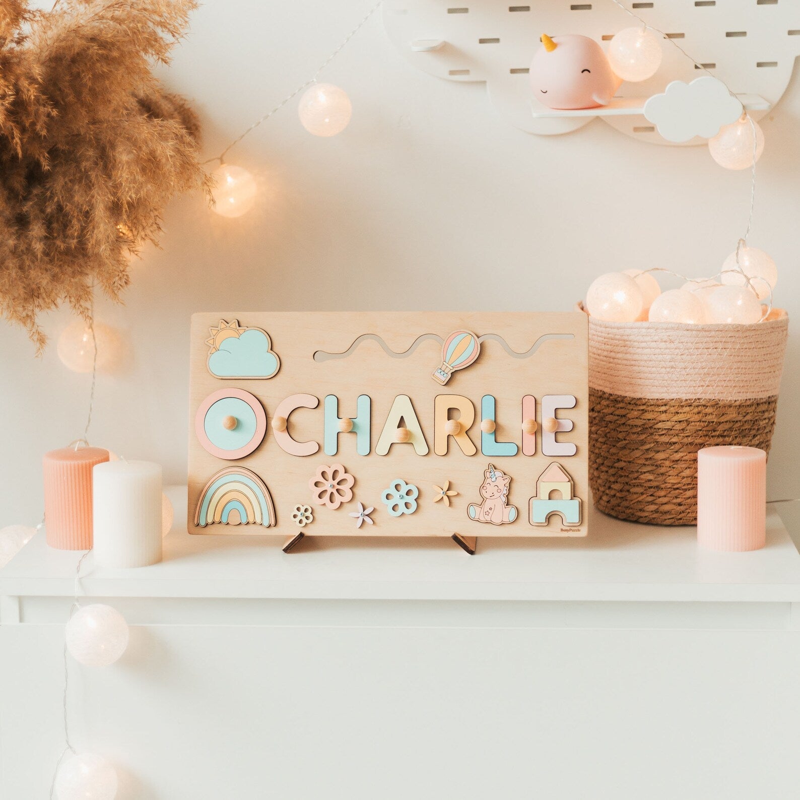 Toddlers Name Puzzle – Personligt puslespil i træ